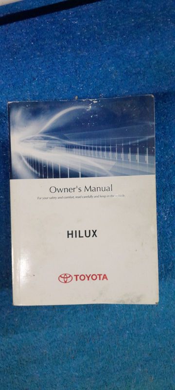 2012 toyota hilux owners manual booklet