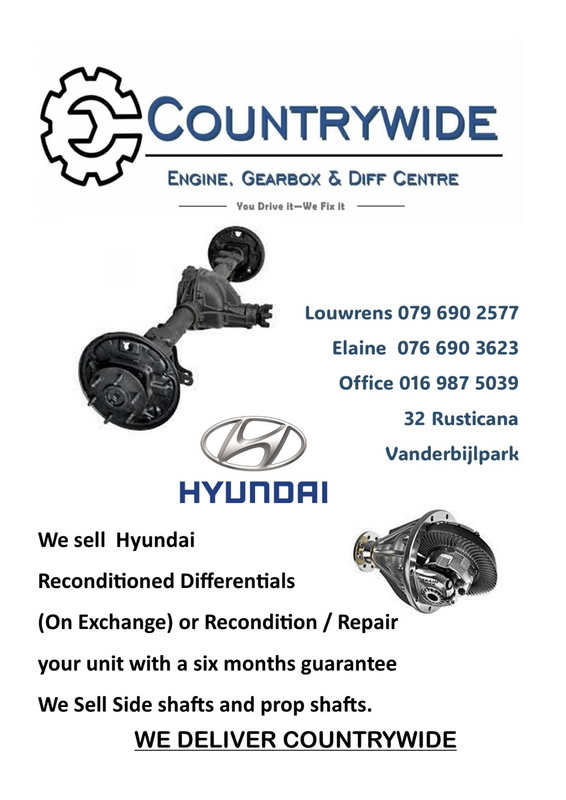 Hyundai Diffs (on exchange) with a six months guarantee!!!