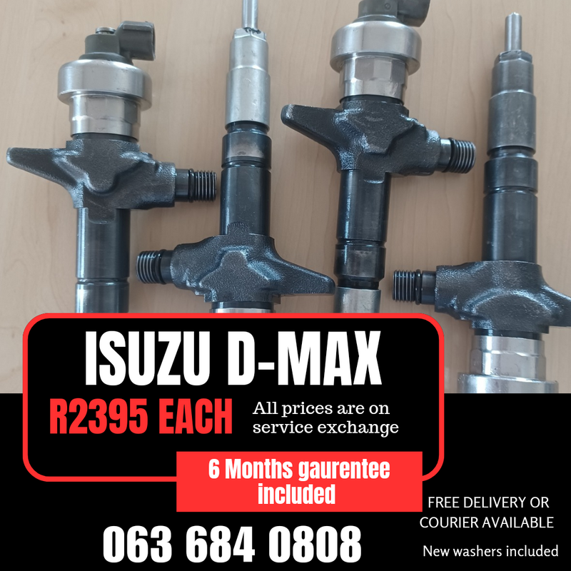 ISUZU D-MAX DIESEL INJECTORS FOR SALE WITH WARRANTY ON