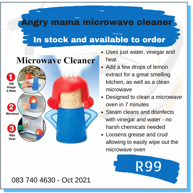 Angry Mama Microwave cleaner