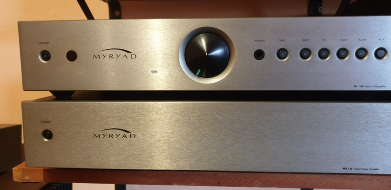 Myryad MA 120 amp and preamp