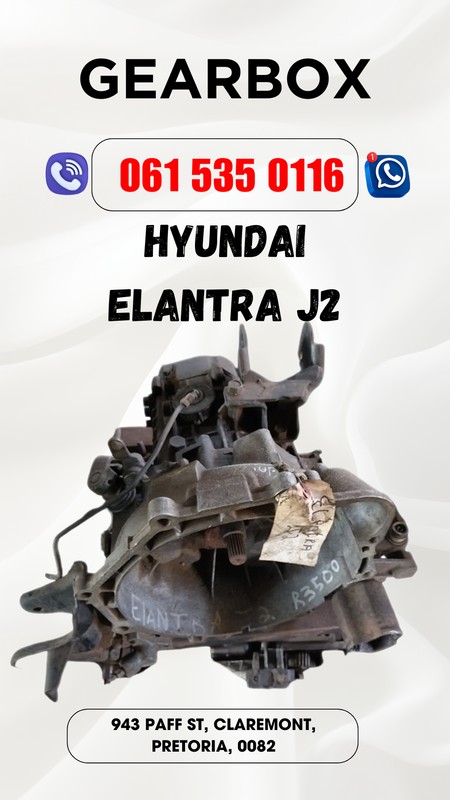 Hyundai Elantra j2 gearbox R4000 WhatsApp me today 0636348112