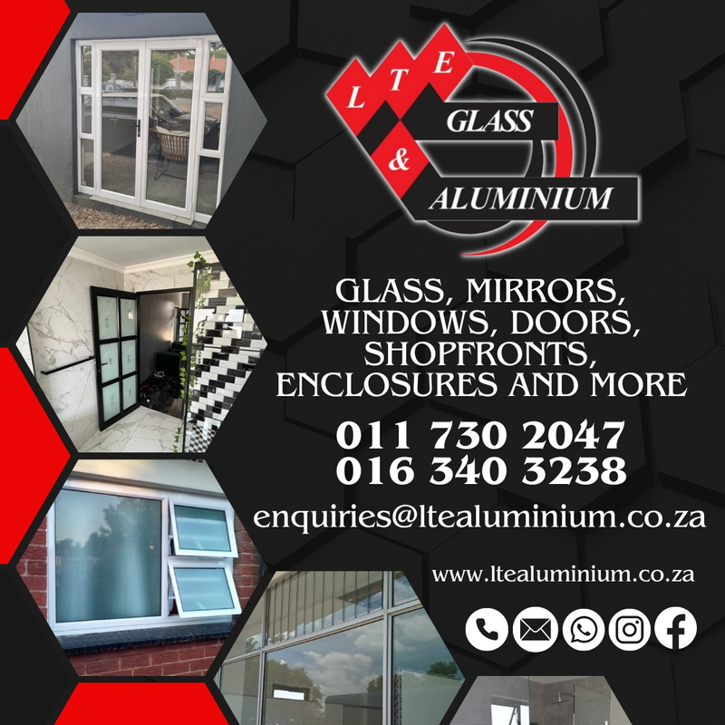 Glass and Aluminium Windows and Doors, Glass &gt; Mirrors and so much more - 011 730 2047