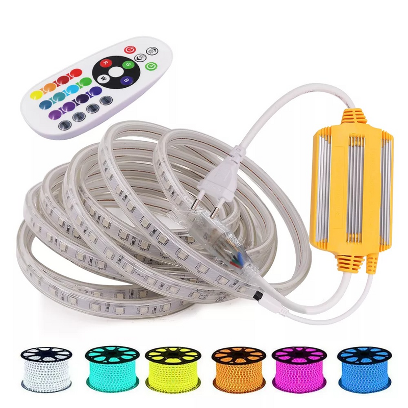 MultiColour RGB LED Controller PLUS Remote for 220V LED Strip/Neon Flex Light. Brand New Products.