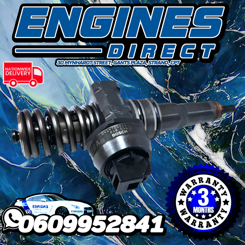 VW 1.9 TDi Mk5 Golf Jetta and Caddy BXE Injectors Available at Engines Direct Helderberg