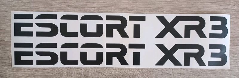 Mk 3 Ford Escort XR3 boot stickers decals
