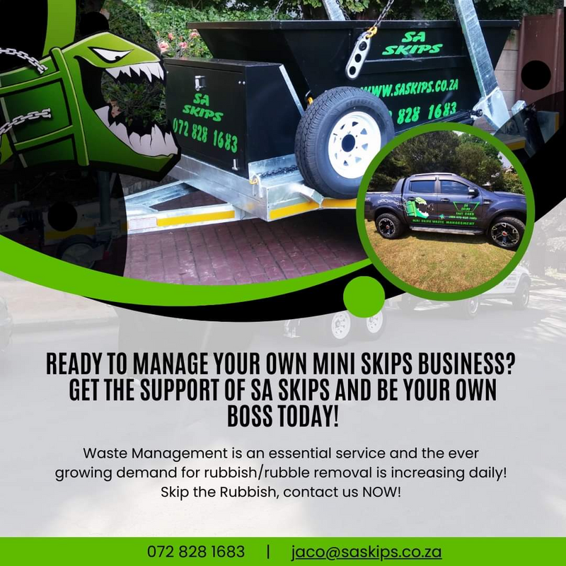 Your Own Mini Skips Business With The Support Of SA Skips.