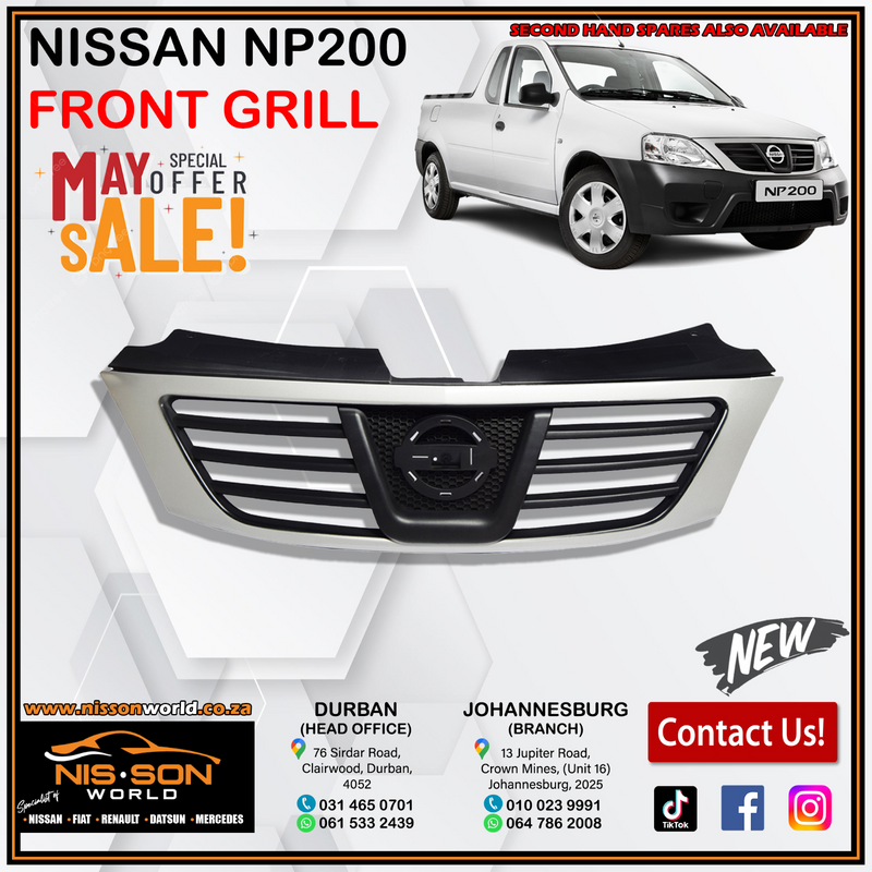NISSAN NP200 FRONT GRILL