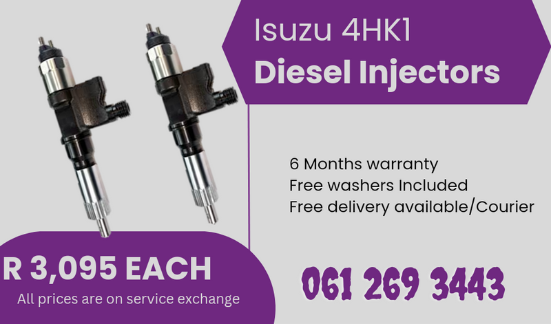 Isuzu 4HK1 Diesel Injectors for sale