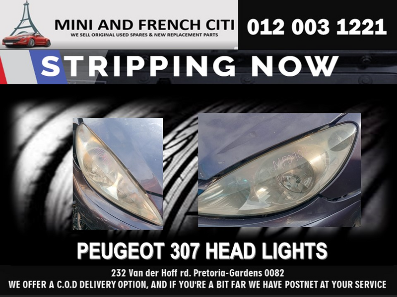Peugeot 307 Head Lights
