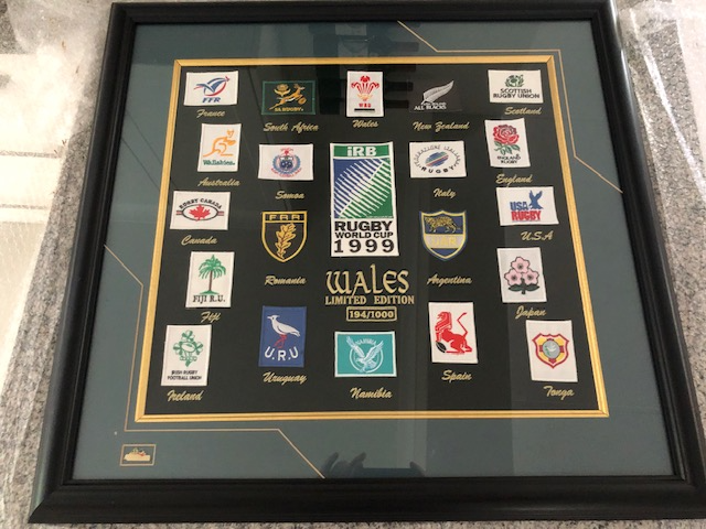 Rugby Memorabilia - Framed