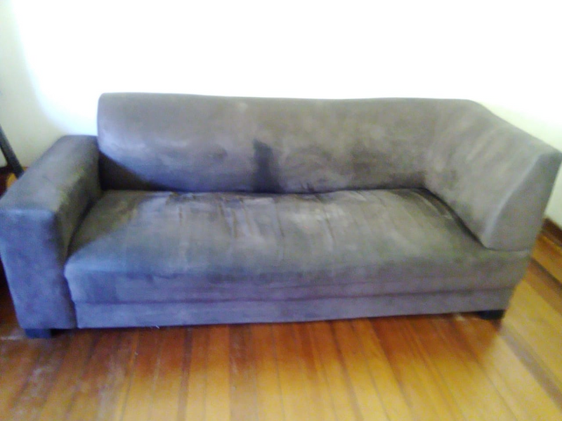 L-shaped couch