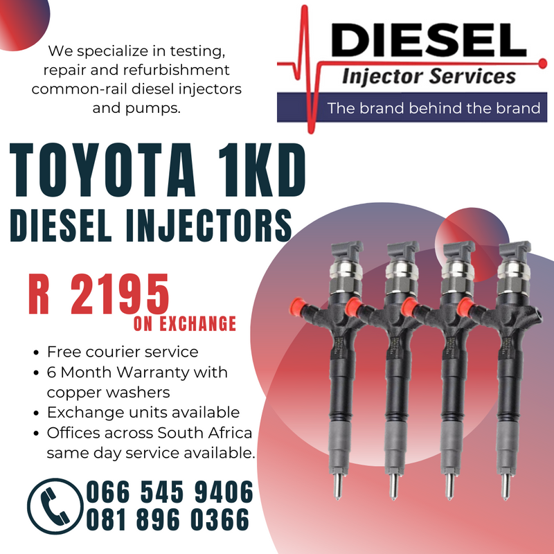 TOYOTA 1KD DIESEL INJECTOR REFURBSHMENT