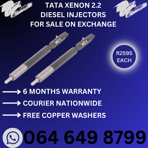 TATA 2.2 diesel injectors for sale on exchange with 6 months warranty