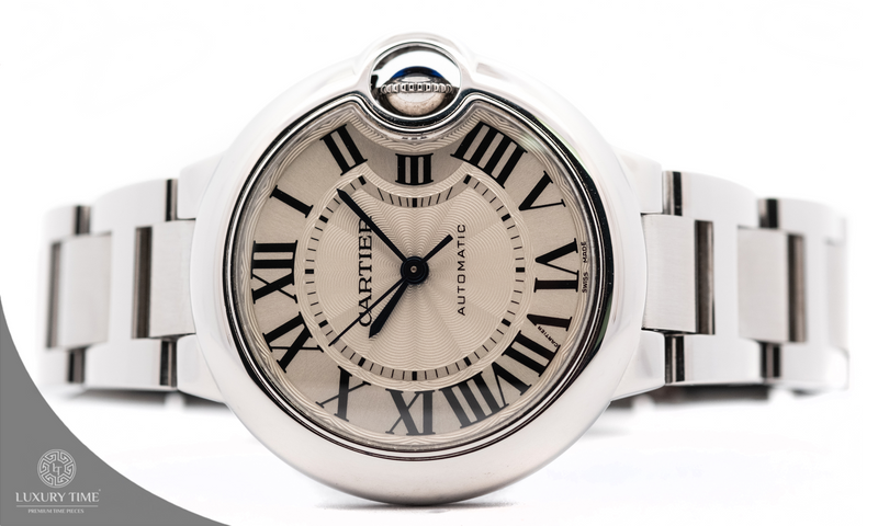 Cartier Ballon Bleu Automatic Silver Dial  Ladies Watch