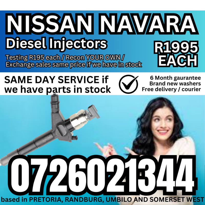 Nissan Navara diesel injectors for sale