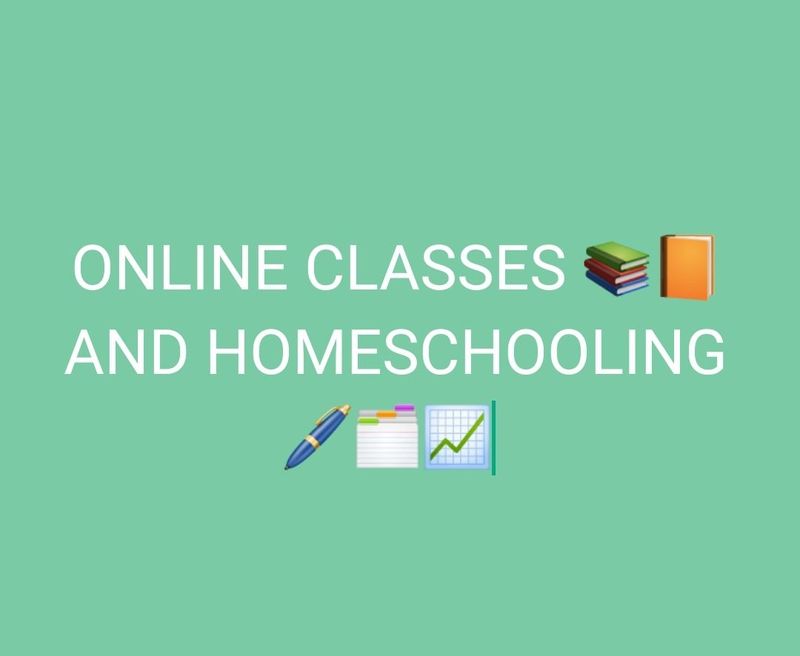 Online classes and home schooling