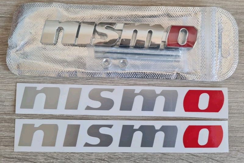 Nissan Motorsport NISMO badge emblems decals stickers