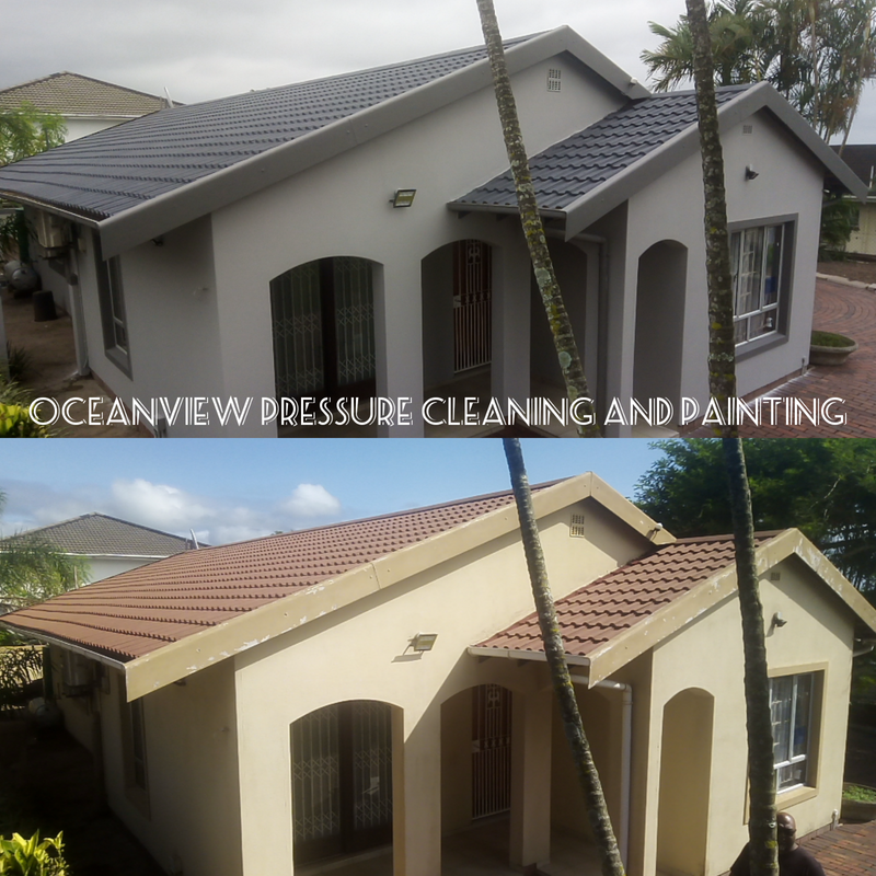 High pressure cleaning and painting