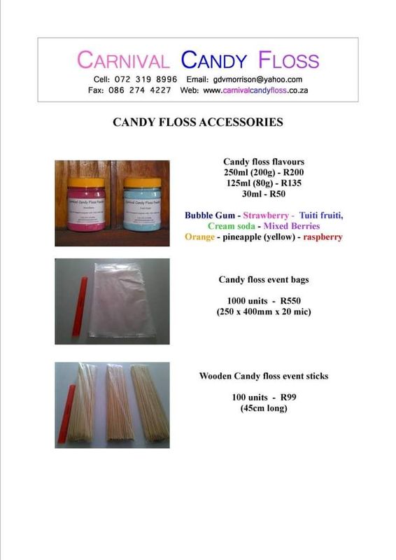 CANDY FLOSS FLAVORS - FLOSSINE - 7 FUN FLAVORS