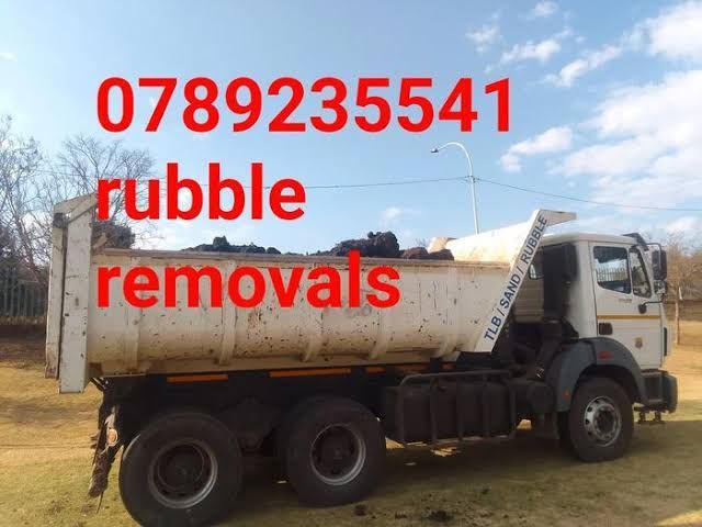 RUBBLE CLEARANCE IN EAST RAND AREAS
