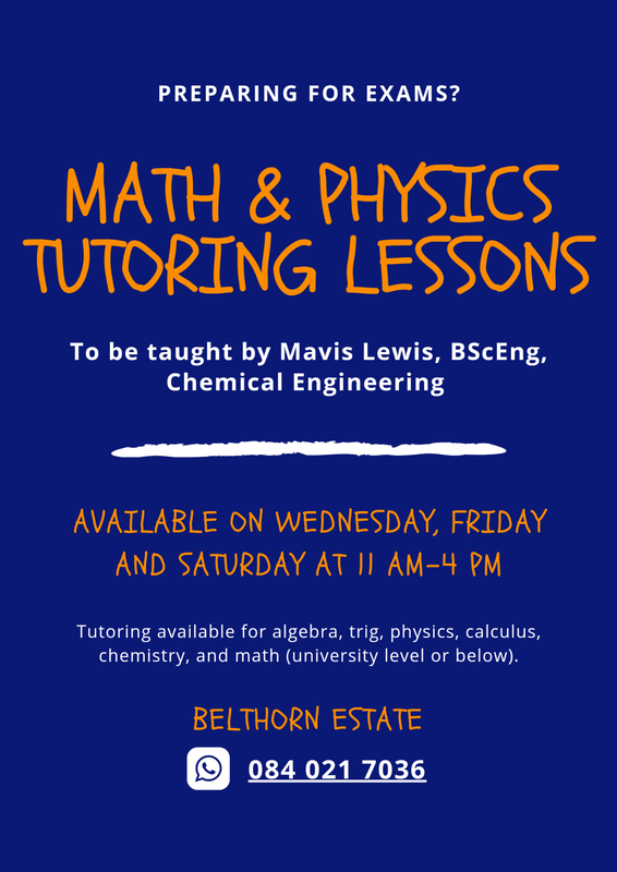 Tutoring - Ad posted by Mavis Lewis