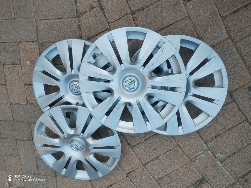 15 inch n i s s a n t i i d a wheel cover caps a set of four on sale