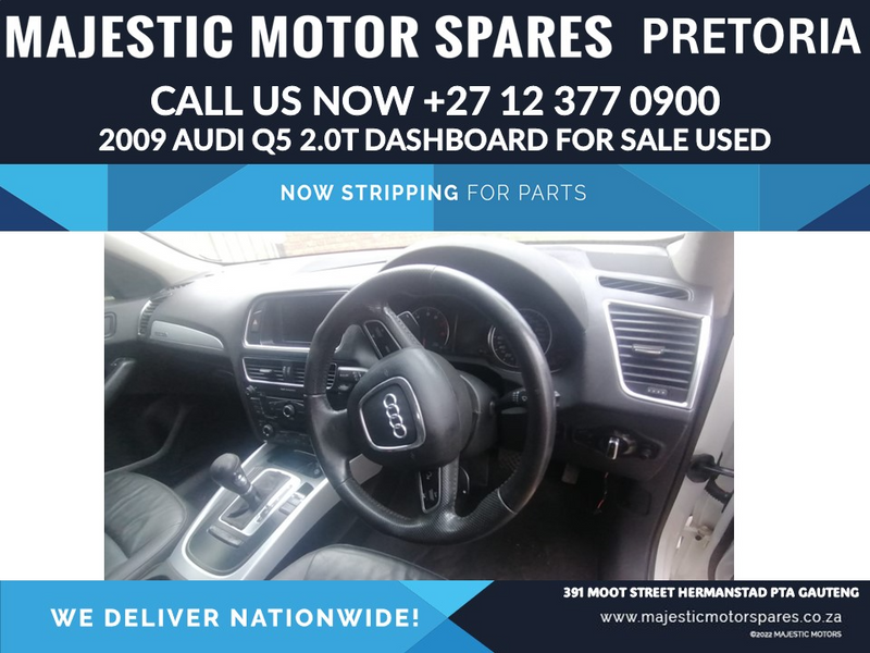2009 Audi Q5 dashboard for sale used