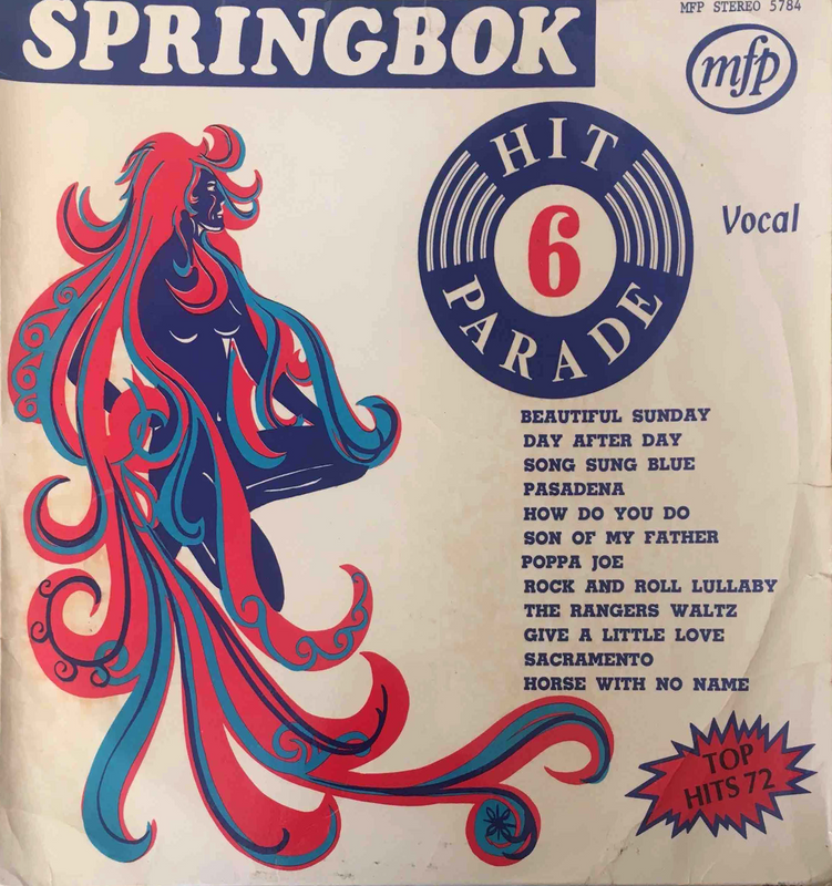 Springbok Hit Parade No. 6 (1972) (LP / Vinyl) - (Ref. B289) - (For Sale) - Price R100