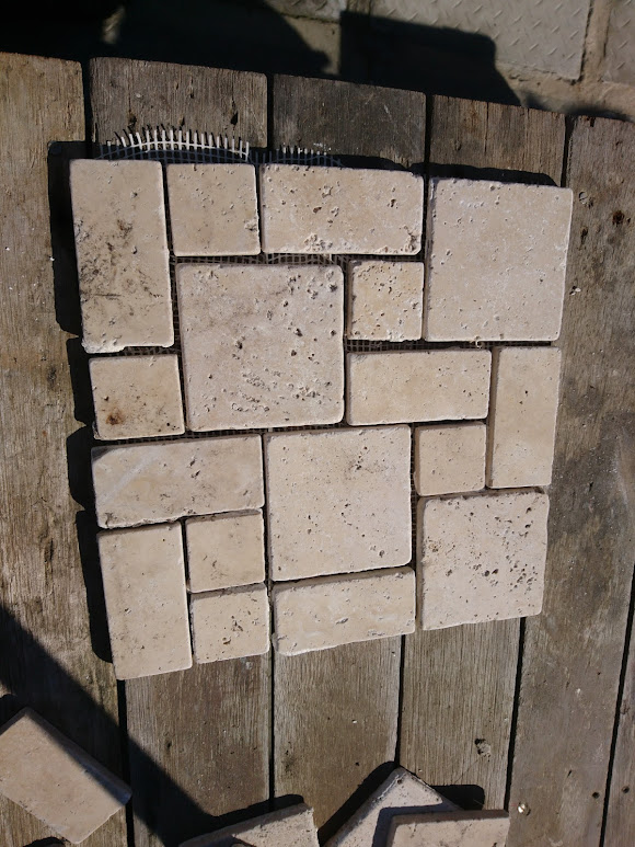 French Travertine Tiles For Sale