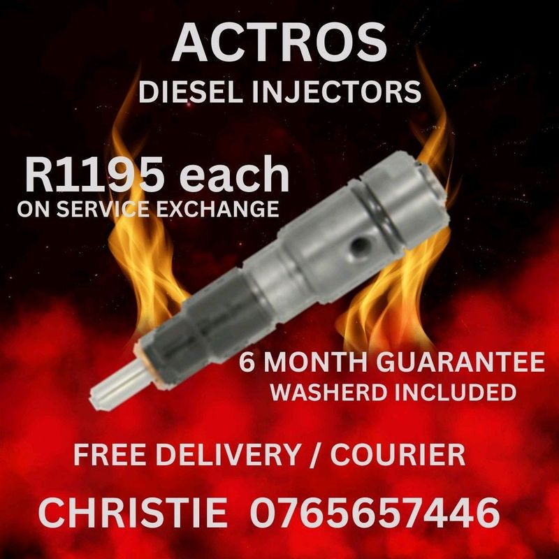 Actros Diesel Injectors for sale with 6month Guarantee