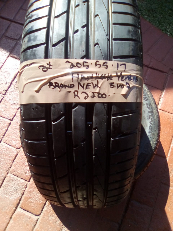 2xHankook Ventus tyres 205/55/17 Brand new!!!