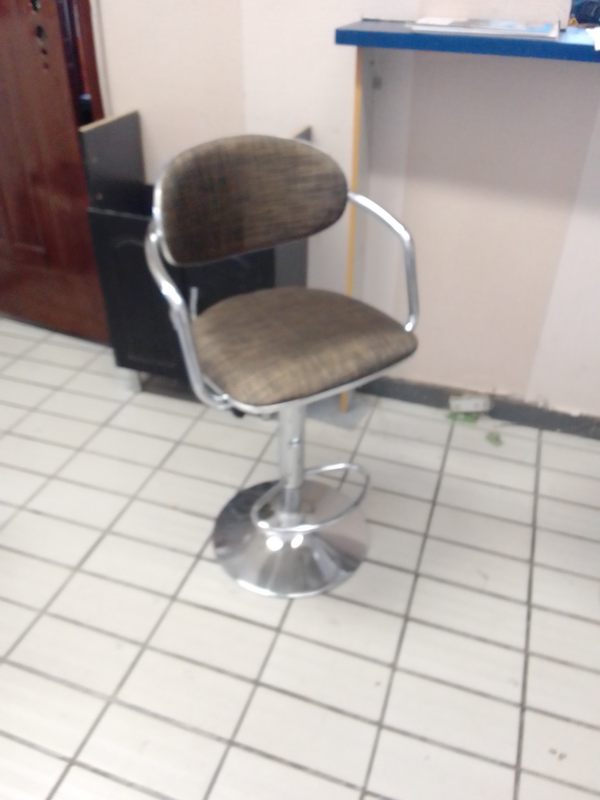 Brown bar stool