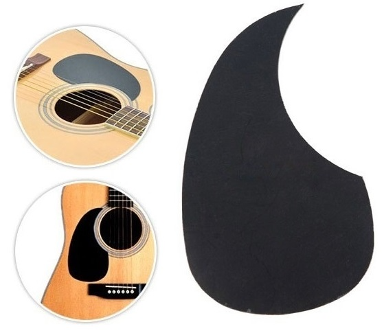 Black Acoustic Guitar Pickguard (Left Handed)
