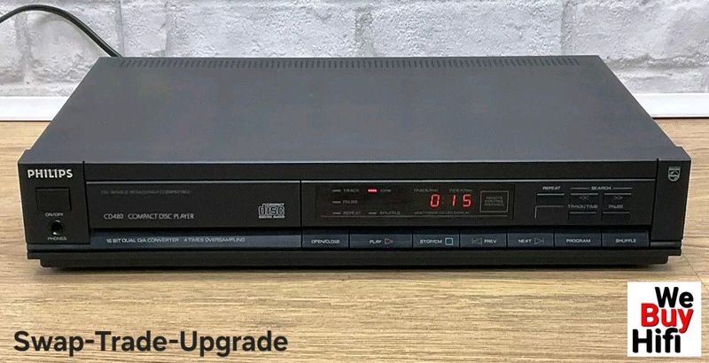 Philips CD480 Compact Disc Player - 3 MONTHS WARRANTY (WeBuyHifi)