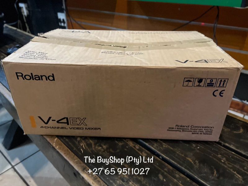 Brand new roland v 4 e x 4 channel digital video mixer with effects for sale…