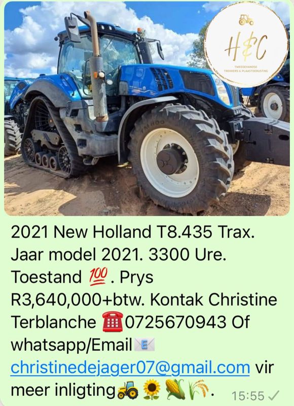 New Holland T8.435 Trax.