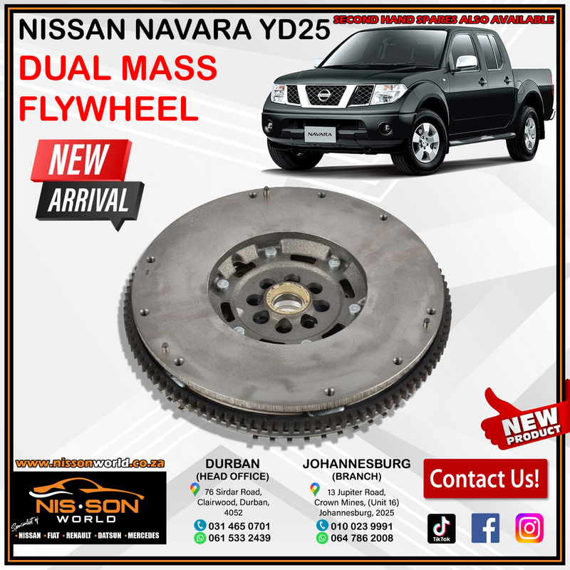 NISSAN NAVARA YD25 DUAL MASS FLYWHEEL