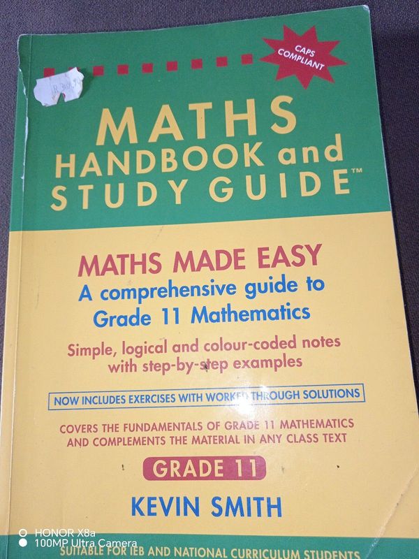 Kevin Smith grade 11 math&#39;s text book