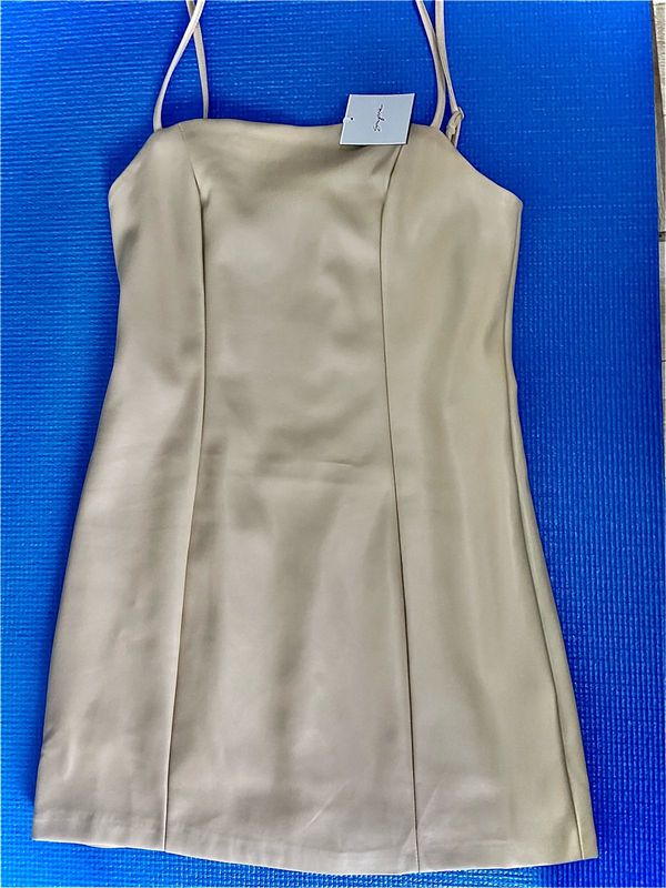 Suprè vegan leather mini dress size 10