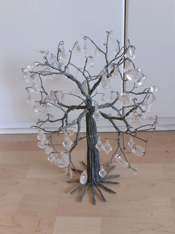 Fabulous Wire Tree with Big Clear Beads - Century City