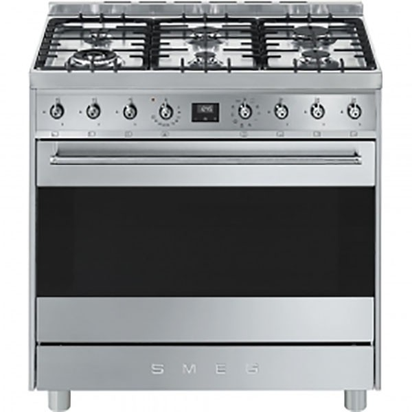 Smeg 90cm Stainless Steel Gas Electric Stove - C9MAXSSA9