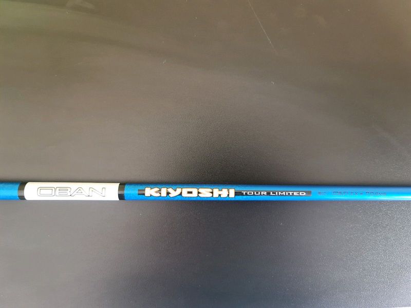 Driver shaft: Oban Kiyoshi Tour Limited (with Titleist driver adapter tip)