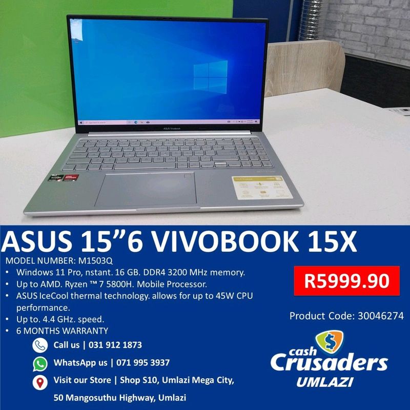 ASUS VIVOBOOK 15X