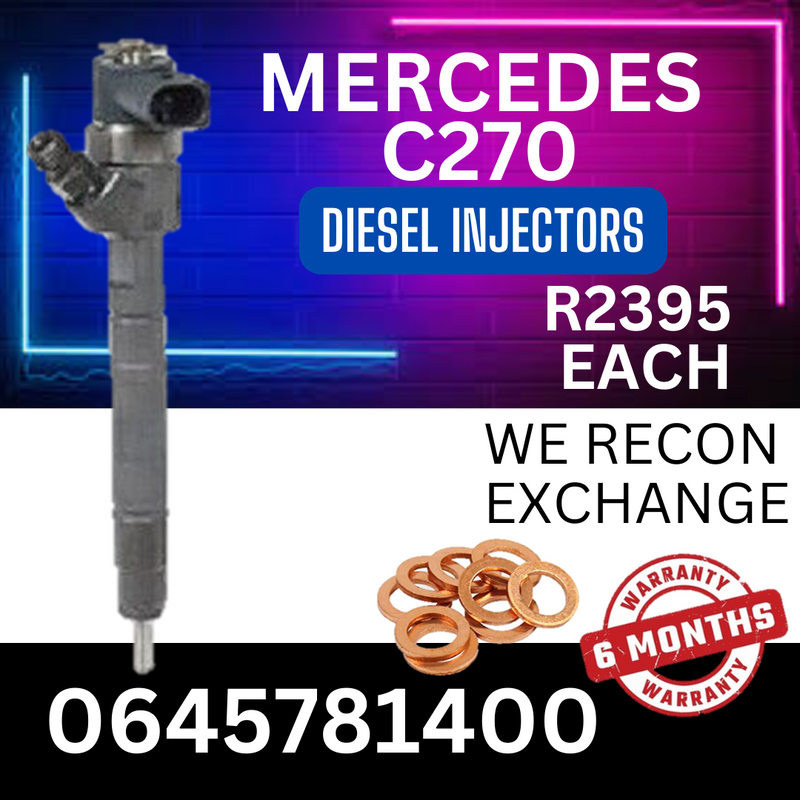 Mercedes C270 diesel injectors for sale