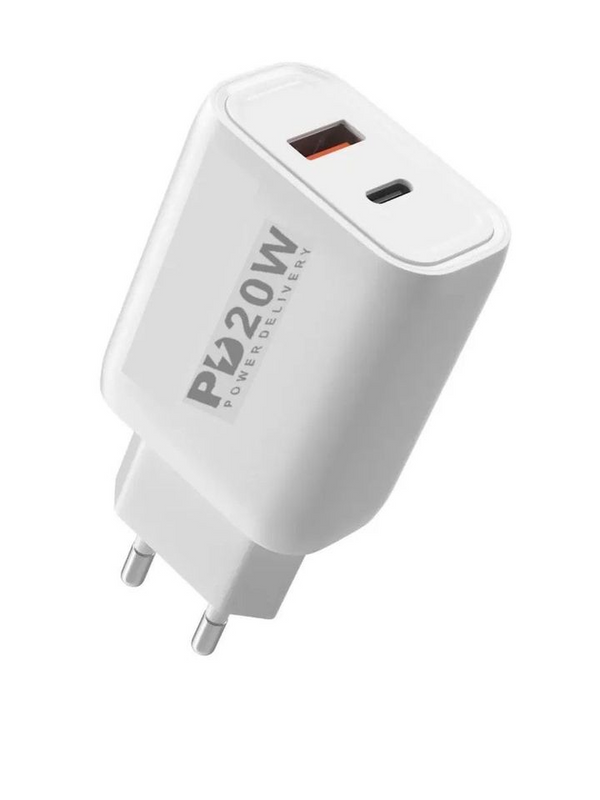 20W 3.0QC Fast Quick Charge PD Wall Charger Plug Power Adapter type C &amp; USB-A(3Available)