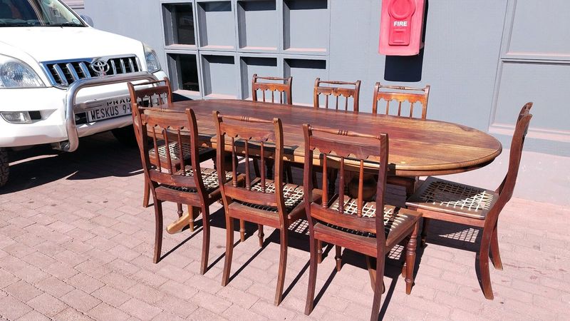 Stinkwood Dining room table and chairs