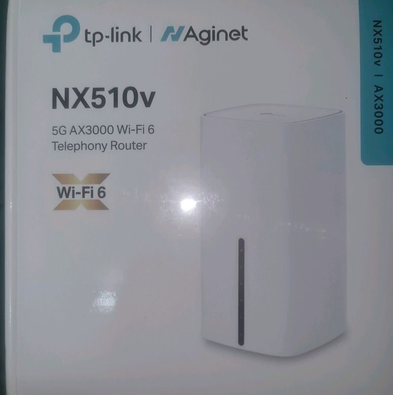 Tp link nx510v 5G ax3000 wifi 6 router for sale