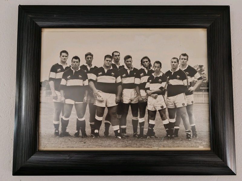 Legendary Natal Wildebeest Rugby team photo framed