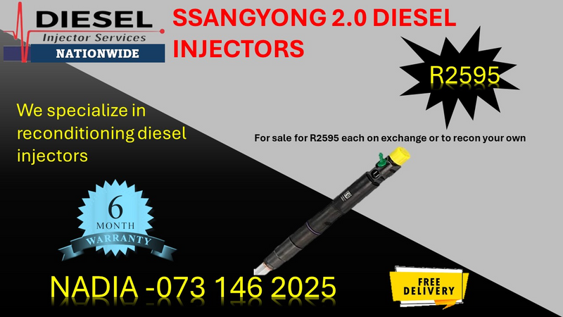 SsangYong diesel injectors for sale on exchange or we can recon